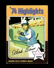 1975 Topps Set-Break #  1 Hank Aaron LOW GRADE *GMCARDS*