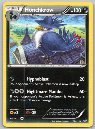 Honchkrow 52/119 LP Phantom Forces PHF