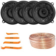 4x JBL Stage3 58F 5.25" 480 Watt Max 2-Way Coaxial Car Speakers, Speaker Wire