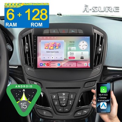 8Core Android 15 6+128GB CarPlay Autoradio GPS NAV Für Opel Insignia A 2013-2017