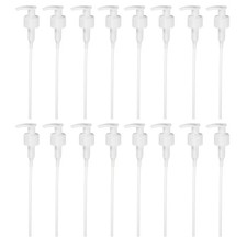 16Pcs Dispensers Top Replacement, Bottle Pump Head for 28/410 Neck, White