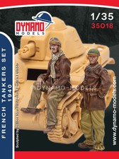 DYNAMO MODEL 35018 WWII FRENCH TANKER SET 1940  2 FIGURES 