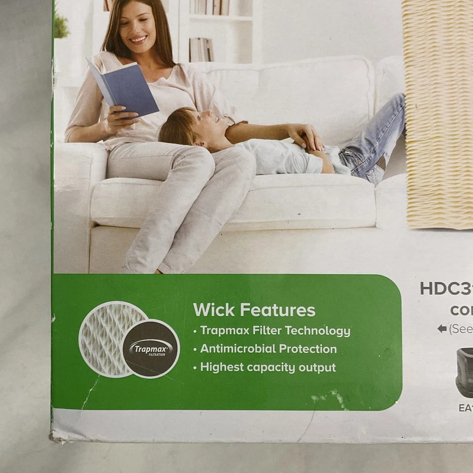 AIRCARE HDC311 Super Wick Evaporative Humidifier White Pack of 3 New - Image 3 of 4