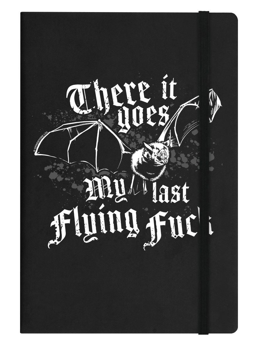 My Last Flying F*ck Black A5 Hard Cover Notebook