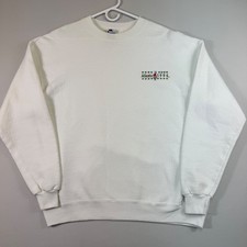 Vintage 90s Champion Sweatshirt Mens XL White Atlanta 1996 Olympics Made in USA
