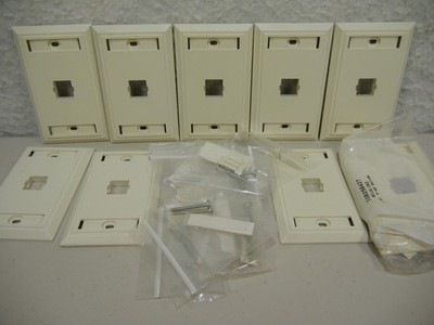 Avaya Lucent Systems Technologies M10L-262 Wall Plates Lot of 9 Ivory