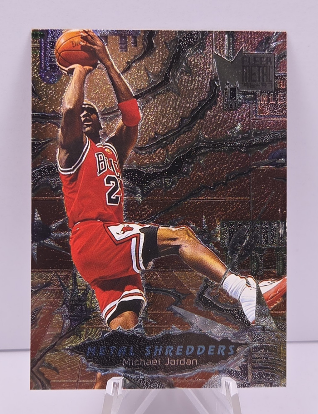 1996-97 Fleer Metal - Metal Shredders Michael Jordan #241