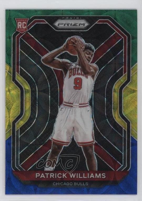 2020-21 Panini Prizm Choice Blue Yellow & Green Patrick Williams #288 04qn