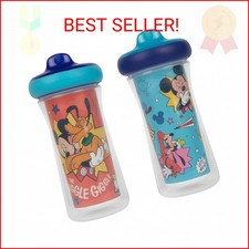 The First Years Disney Mickey Mouse Kids Insulated Sippy Cups - Dishwasher Safe