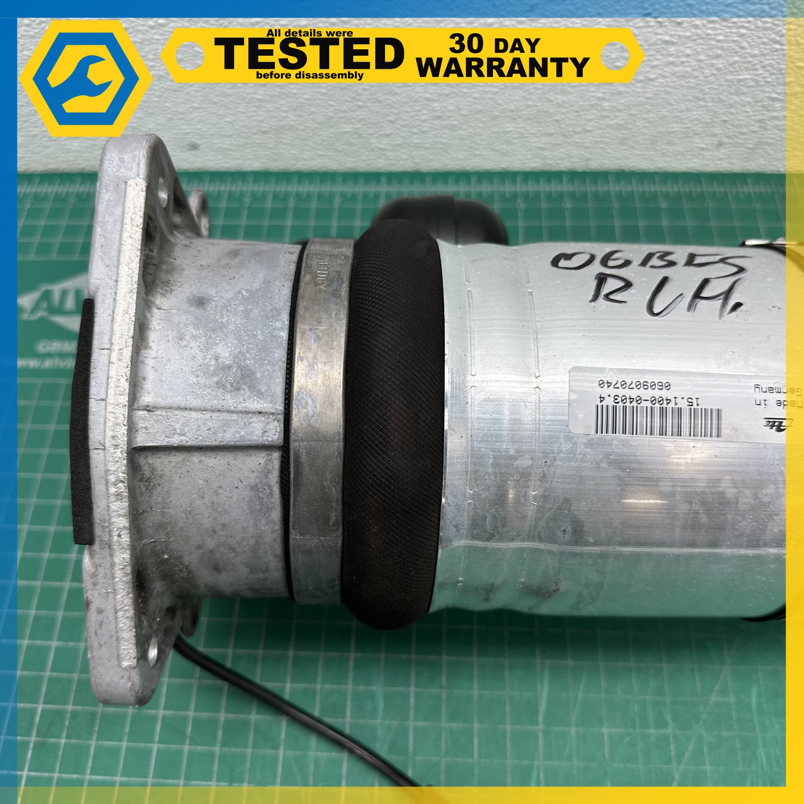 06-12 BENTLEY Flying Spur REAR LEFT AIR SUSPENSION SHOCK ABSORBER STRUT OEM