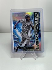2025 Topps Chrome Cosmic #LS-17 Jazz Chisholm Jr. Light Speed