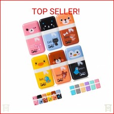 Mr. Pen Erasers - 6 Pack of Pencil Erasers With Cover and Roller for Kids - Fun,