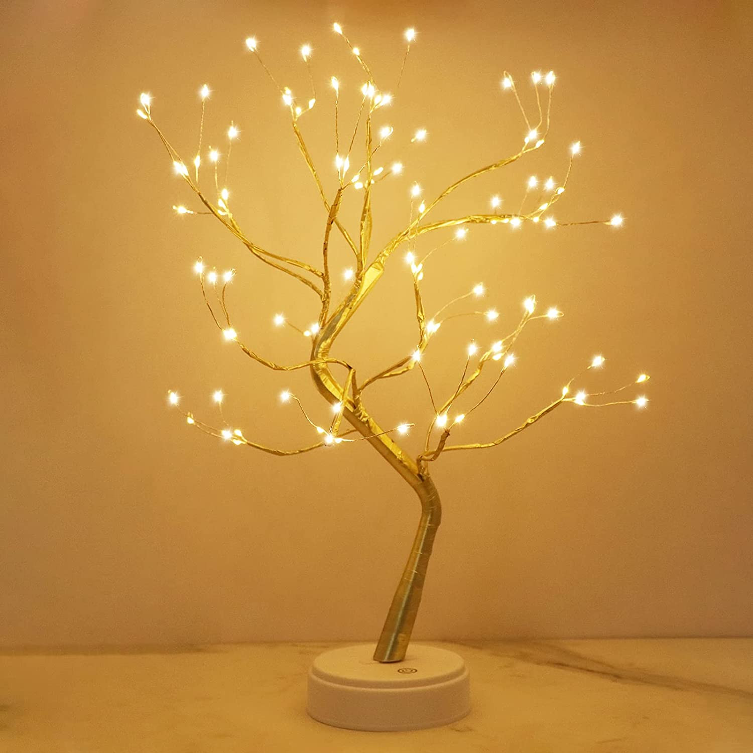 Lampada LED Albero Flessibile USB e Batteria Decorazione Multifunzione