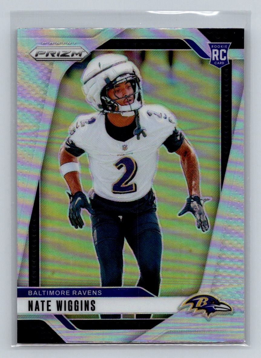 Nate Wiggins 2024 Panini Prizm Rookie Silver #380 Football