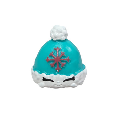 Shopkins Christmas Season 4 Wooly Hat Teal #4-038 Rare