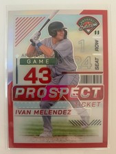 2024 Panini Prospect red IVAN MELENDEZ #ed 72/199! Arizona Diamondbacks