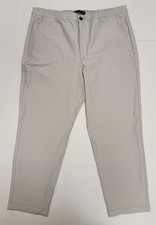Marc New York Men  s Commuter Pant Cream Slim Fit 4 Way Stretch Fabric 38x29