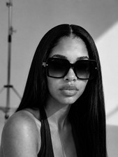 Luxury Oversized Square Sunglasses   UV400 Gl...