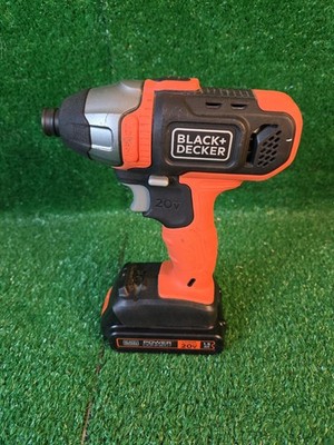 BLACK+DECKER 20V MAX Cordless Impact Driver BDC120BC Power drill Tested