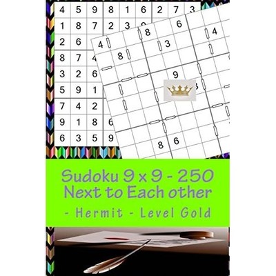 Sudoku 9 X 9 - 250 Next to Each Other - Hermit - Level  -  NEW Andrii Pitenko 20