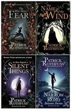 The Kingkiller Chronicle by Patrick Rothfuss 4 Books Collection Set -Fiction- PB