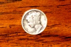 1928-S SILVER MERCURY DIME - GRADES "FINE"