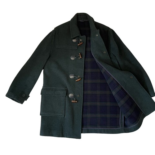 Abrigo de Lona PAUL & SHARK Para Hombre Medio Carbón/Verde Hecho en Italia - Imagen 6 de 10