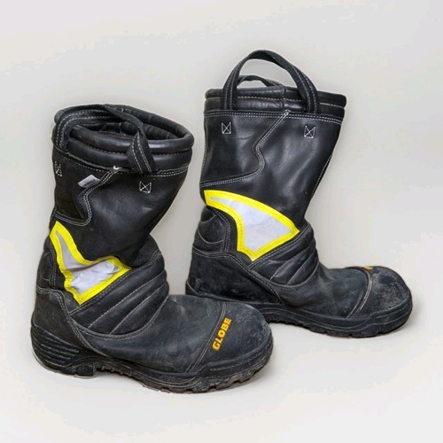 Globe Supreme Leather Firefighter Boots - Size 12 M - Active NFPA Comp Dec 2027