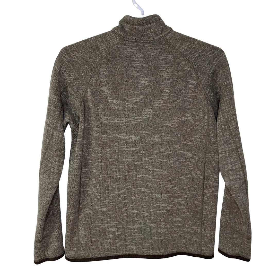 patagonia better sweater big sky 1/4 zip pale khaki sweater