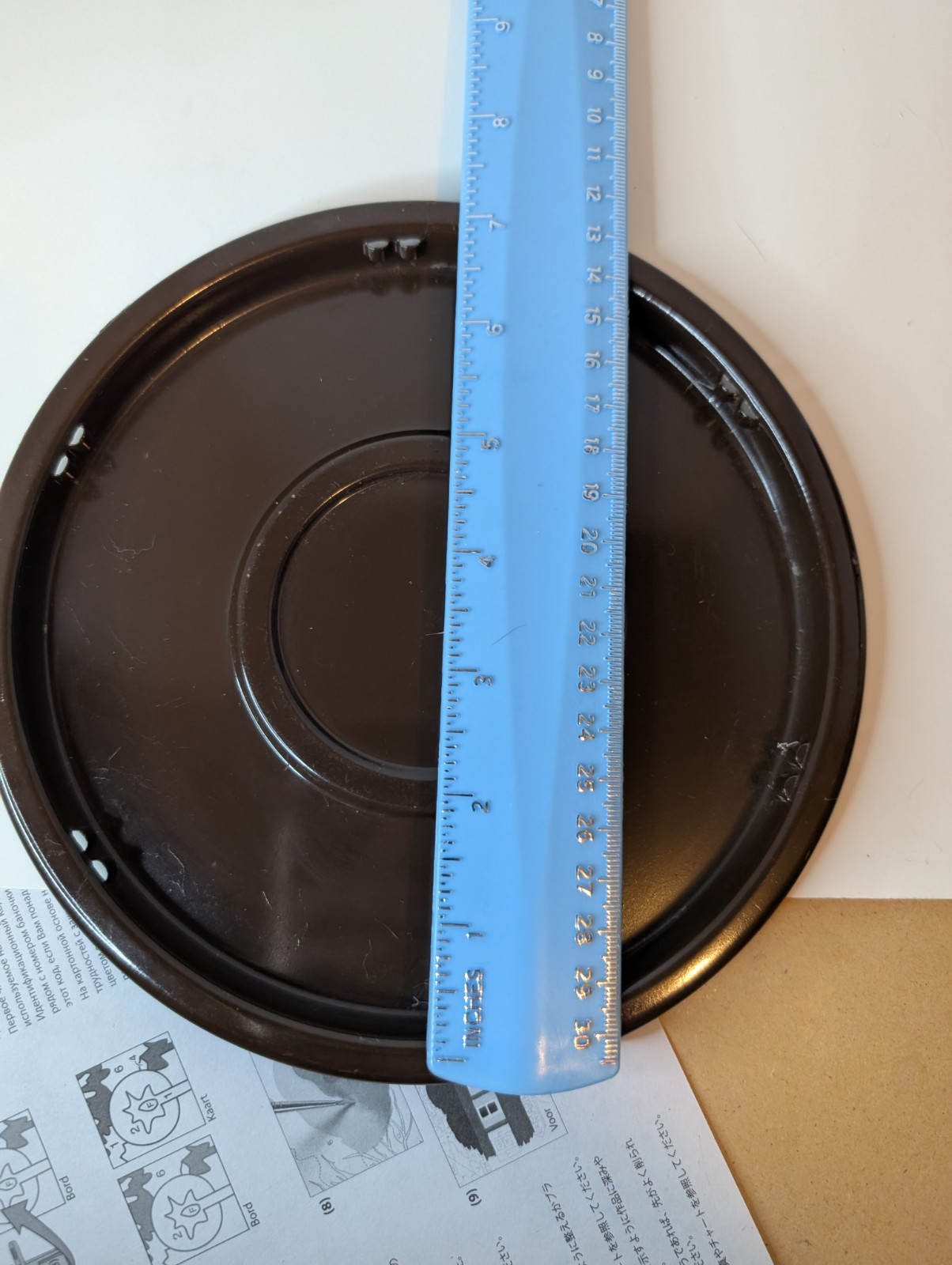  Fondue Cream Enamel Pot W/ Accessories 5 Forks Tray Vintage Kitchen  Decor 