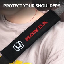 2pcs Car Seat Belt Shoulder Pads Soft Plush Cover For Honda Civic Accord Crv Hrv 2pcs Car Seat Belt Shoulder Pads Soft Plush Cover For Honda Civic Accord Crv Hrv