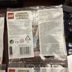 LEGO Star Wars: Chrome Darth Vader Minifigure Polybag x4 (4547551) - New Sealed