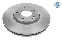 2X Bremsscheibe Vorne Meyle 37 15 521 0030 PD FÜR Hyundai KIA Scheibenbremse