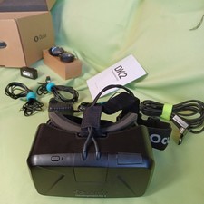 Oculus Rift DK2 VR Headset Developer Kit SIM racing Thrustmaster Logitech