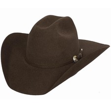 Chapeau Western En Feutre Bullhide Kingman Marron 4X