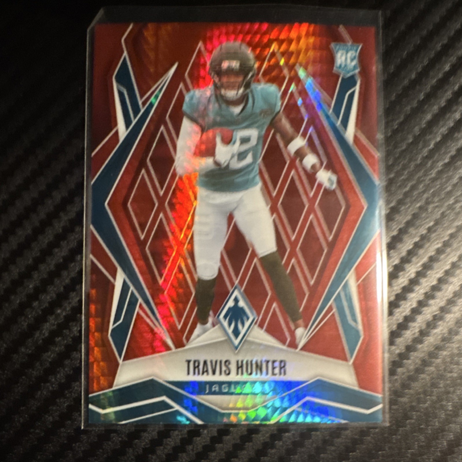 2025 Panini Phoenix - Rookies Travis Hunter #157 Red Hyper /399 (RC)