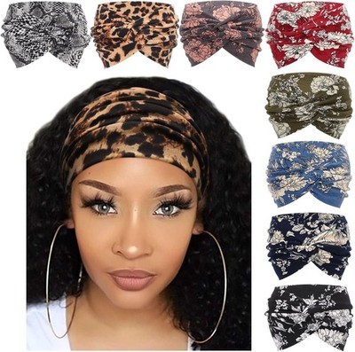 DRESHOW 8 Stück Damen Stirnbänder Kopfband Haarband Elastische Weiche Stirnband 
