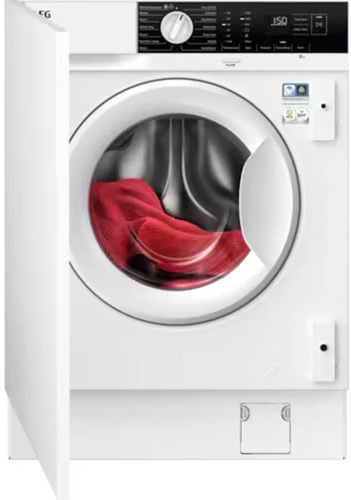 AEG LFX6G8434BI Washing Machine Integrated 8kg 1400rpm in White GRADE B
