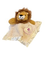 Parents Choice Baby Beige Lion Lovey Plush Cuddle Toy Silk Border & Bottom NWT