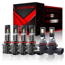 For Chevy Avalanche 1500 Crew Cab Pickup 2002-2006 LED Headlight&Fog Light Bulbs