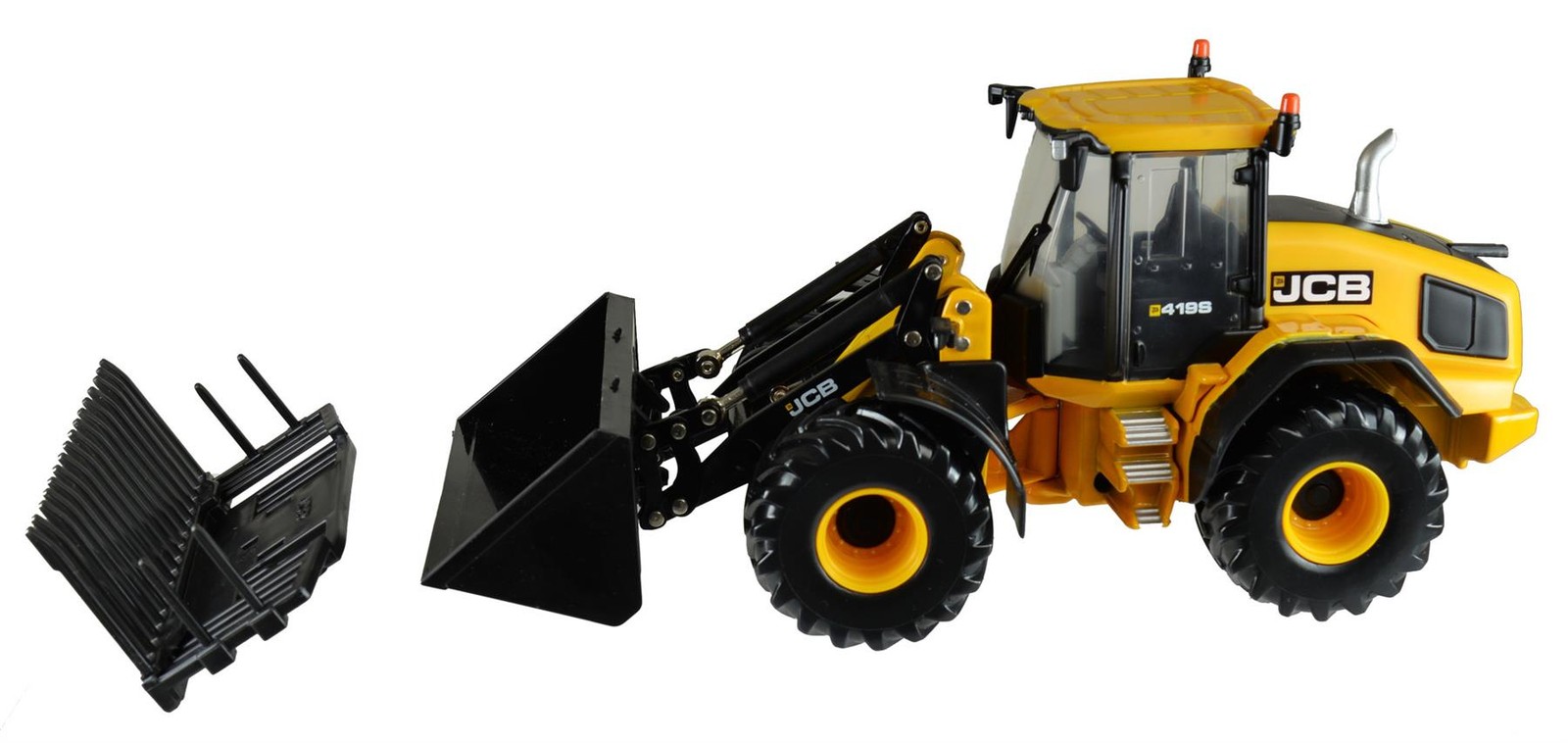 BRITAINS JCB 419S Wheeled Loading Shoval 1:32 Diecast Farm Vehicle 43223 - Image 4