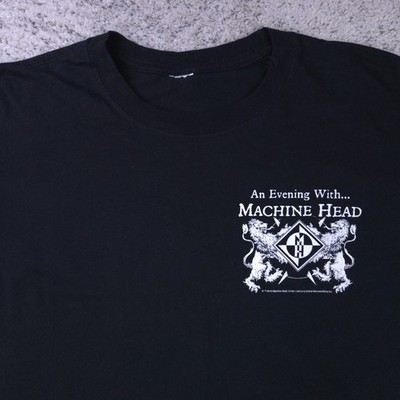 Machine Head Shirt Mens Medium Bloodstone Diamonds Tour Concert Black 2015 Band