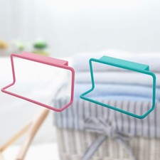  2 Pcs Back of Door Towel Rack Shelf for Bathroom Dish Holder Kitchen