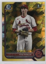 2022 Bowman Chrome Draft Sapphire Edition Yellow 97/99 Pete Hansen #BDC-176 1m9v