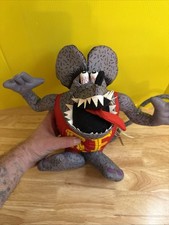 RAT FINK Big Daddy Ed Roth Plush Doll BRAND Officially Licenced 1998 - 11 Inch