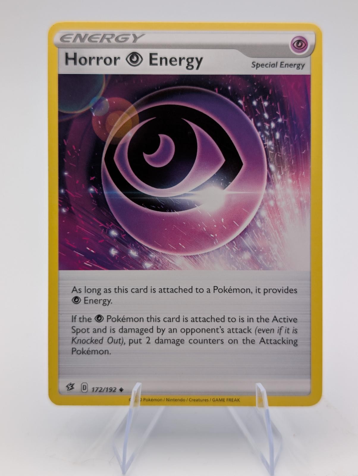 Horror Psychic Energy 172/192 Uncommon Rebel Clash Pokemon Near Mint
