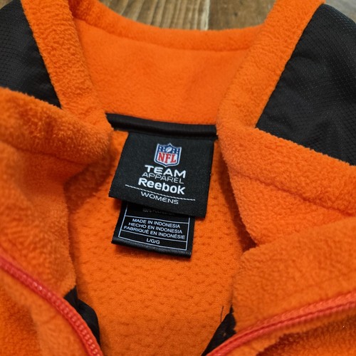 Cleveland Browns Womens L NFL Team Apparel Full Zip Fleece Jacket Football Large - Picture 3 of 5