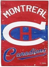 Montreal Canadiens Premium Garden Flag Linen Banner Double Sided 12.5x18 Inch...
