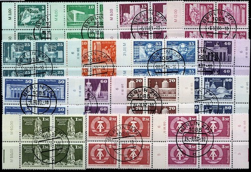 Germany GDR 1981/82 series in stock used (m1889)