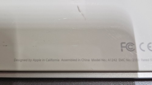 Apple A1242 Wired USB Compact Keyboard USB Ports Gebraucht Funktioniert - Bild 7 von 8